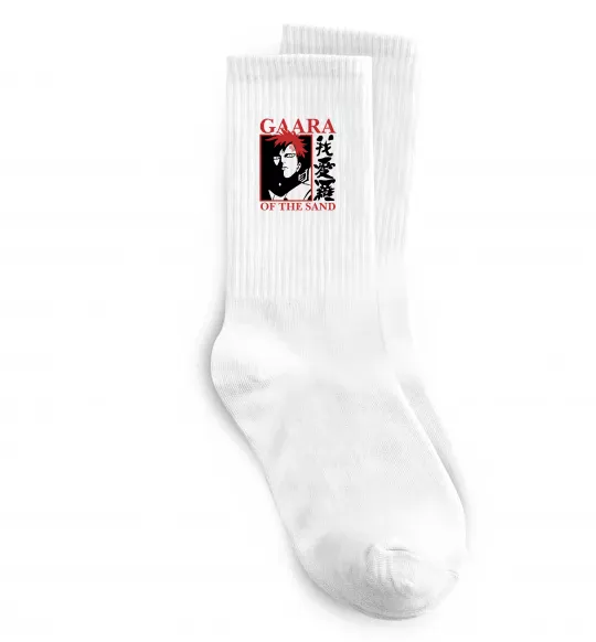 Шкарпетки Gaara of the Sand Білий фото