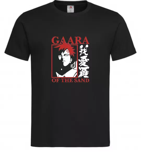Чоловіча футболка Gaara of the Sand Чорний фото