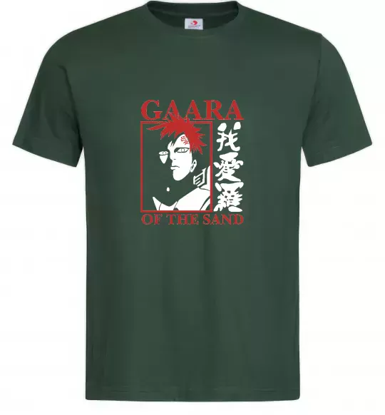 Чоловіча футболка Gaara of the Sand Темно-зелений фото