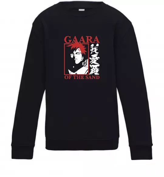 Детский Свитшот Gaara of the Sand Черный фото