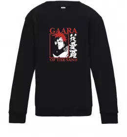 Детский Свитшот Gaara of the Sand Черный фото