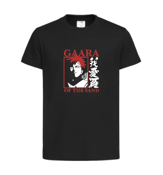 Дитяча футболка Gaara of the Sand Чорний фото