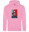 Мужская толстовка (худи) Choji Розовый фото
