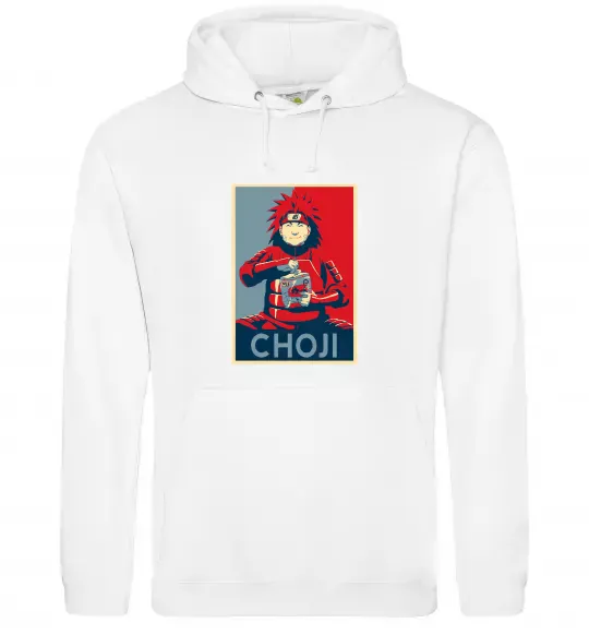Чоловіча толстовка (худі) Choji Білий фото