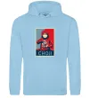 Женская толстовка (худи) Choji Голубой фото