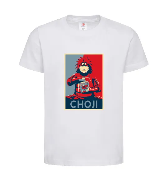 Дитяча футболка Choji Білий фото