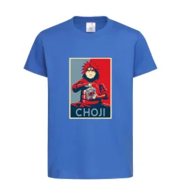 Дитяча футболка Choji Яскраво-синій фото