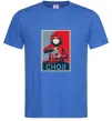 Мужская футболка Choji Ярко-синий фото