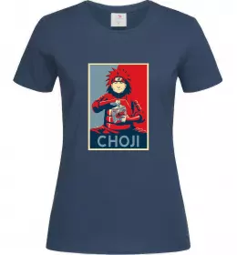 Женская футболка Choji Темно-синий фото