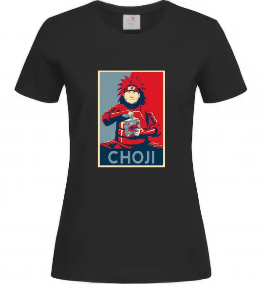 Женская футболка Choji Черный фото