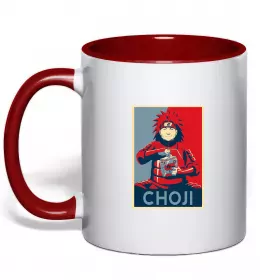 Чашка с цветной ручкой