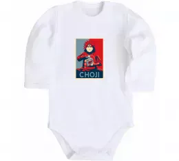 Детский боди Choji Белый фото