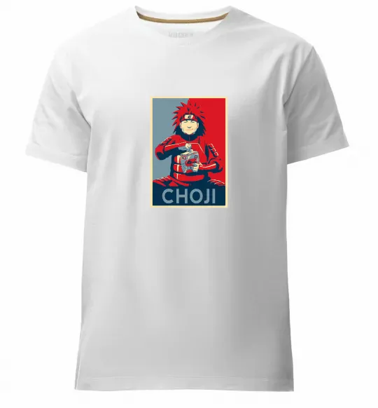 Чоловіча преміум футболка Choji Білий фото