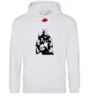 Женская толстовка (худи) Akatsuki Наруто Серый меланж фото