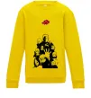 Детский Свитшот Akatsuki Наруто Солнечно желтый Детский Свитшот Akatsuki Наруто Солнечно желтый фото