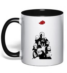 Чашка з кольоровою ручкою Akatsuki Наруто