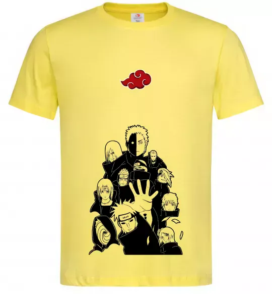 Мужская футболка Akatsuki Наруто Лимонный фото
