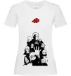 Женская футболка Akatsuki Наруто Белый Женская футболка Akatsuki Наруто Белый фото
