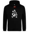 Чоловіча толстовка (худі) Akatsuki Наруто Чорний фото