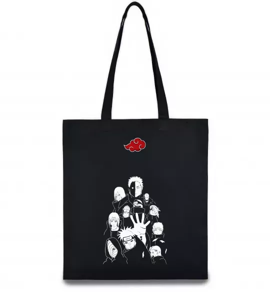 Эко-сумка Akatsuki Наруто Черный фото