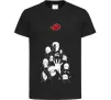 Детская футболка Akatsuki Наруто Черный Детская футболка Akatsuki Наруто Черный фото