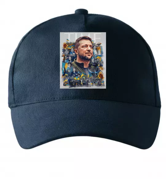 Кепка Володимир Зеленський Темно-синій фото