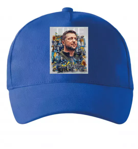 Кепка Володимир Зеленський Яскраво-синій фото