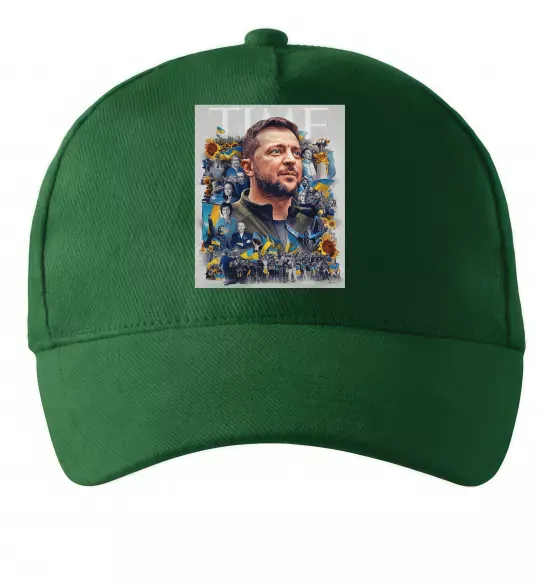 Кепка Володимир Зеленський Темно-зелений фото