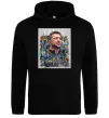 Мужская толстовка (худи) Володимир Зеленський Черный фото