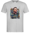 Мужская футболка Володимир Зеленський Серый фото