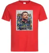 Мужская футболка Володимир Зеленський Красный фото