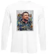 Лонгслив Володимир Зеленський Белый фото