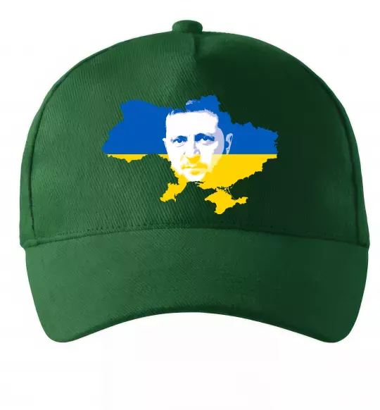 Кепка Зеленський Володимир Темно-зелений фото