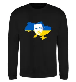 Світшот Зеленський Володимир Чорний фото