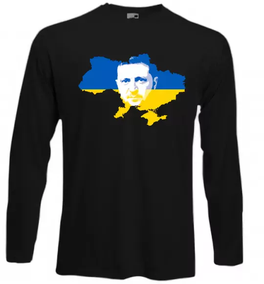 Лонгслив Зеленський Володимир Черный фото