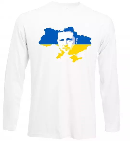Лонгслив Зеленський Володимир Белый фото