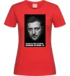 Жіноча футболка Без світла переживемо, без України - ні Червоний Жіноча футболка Без світла переживемо, без України - ні Червоний фото