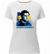 Жіноча преміум футболка Президент незламності Білий фото