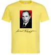 Чоловіча футболка Степан Бандера Лимонний Чоловіча футболка Степан Бандера Лимонний фото