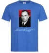 Чоловіча футболка Степан Бандера Яскраво-синій Чоловіча футболка Степан Бандера Яскраво-синій фото
