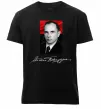 Чоловіча преміум футболка Степан Бандера Чорний фото