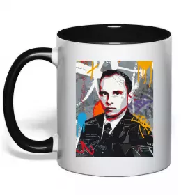 Чашка з кольоровою ручкою Чашка з кольоровою ручкою