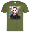 Чоловіча футболка Степан Бандера графіті Оливковий Чоловіча футболка Степан Бандера графіті Оливковий фото