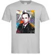 Чоловіча футболка Степан Бандера графіті Сірий Чоловіча футболка Степан Бандера графіті Сірий фото