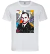 Чоловіча футболка Степан Бандера графіті Білий Чоловіча футболка Степан Бандера графіті Білий фото