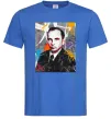 Чоловіча футболка Степан Бандера графіті Яскраво-синій Чоловіча футболка Степан Бандера графіті Яскраво-синій фото