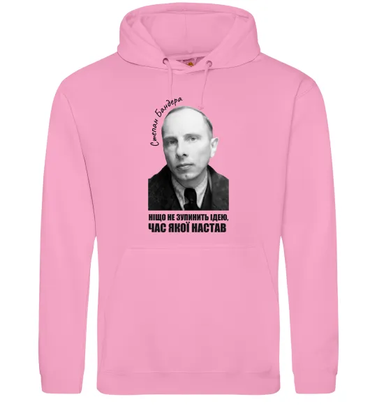 Чоловіча толстовка (худі) Ніщо не зупинить ідею час якої настав Рожевий фото