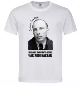 Мужская футболка Ніщо не зупинить ідею час якої настав Белый фото