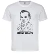 Чоловіча футболка Степан Бандера малюнок Білий Чоловіча футболка Степан Бандера малюнок Білий фото