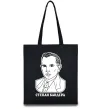 Еко-сумка Степан Бандера малюнок Чорний фото